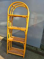 Vintage rotan bohemian boekenkast, Ophalen, ., 50 tot 100 cm, .