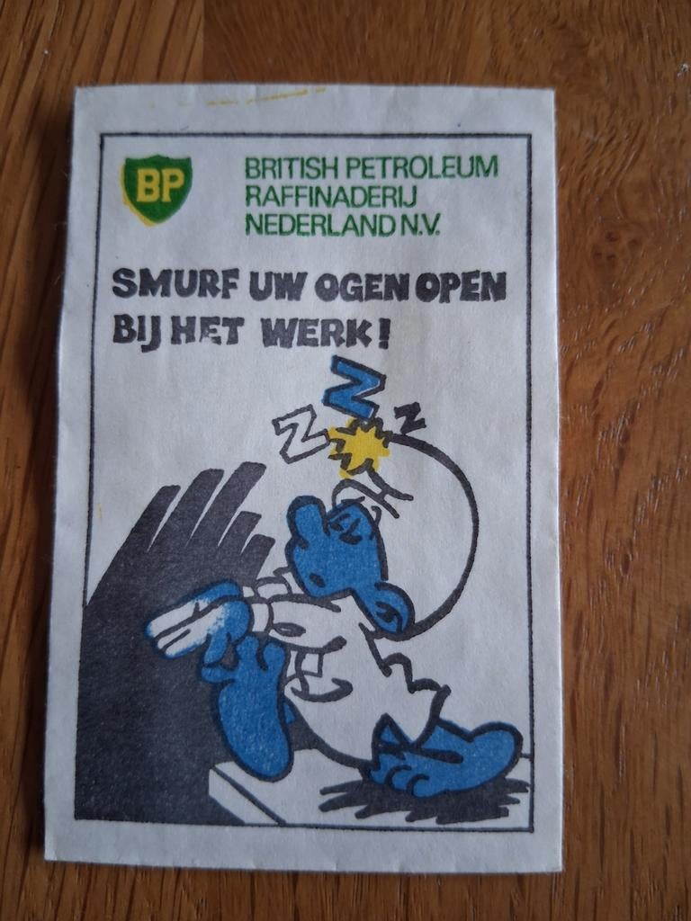 Suikerzakje #625 BP Smurf uw ogen open, Verzenden, Nederland