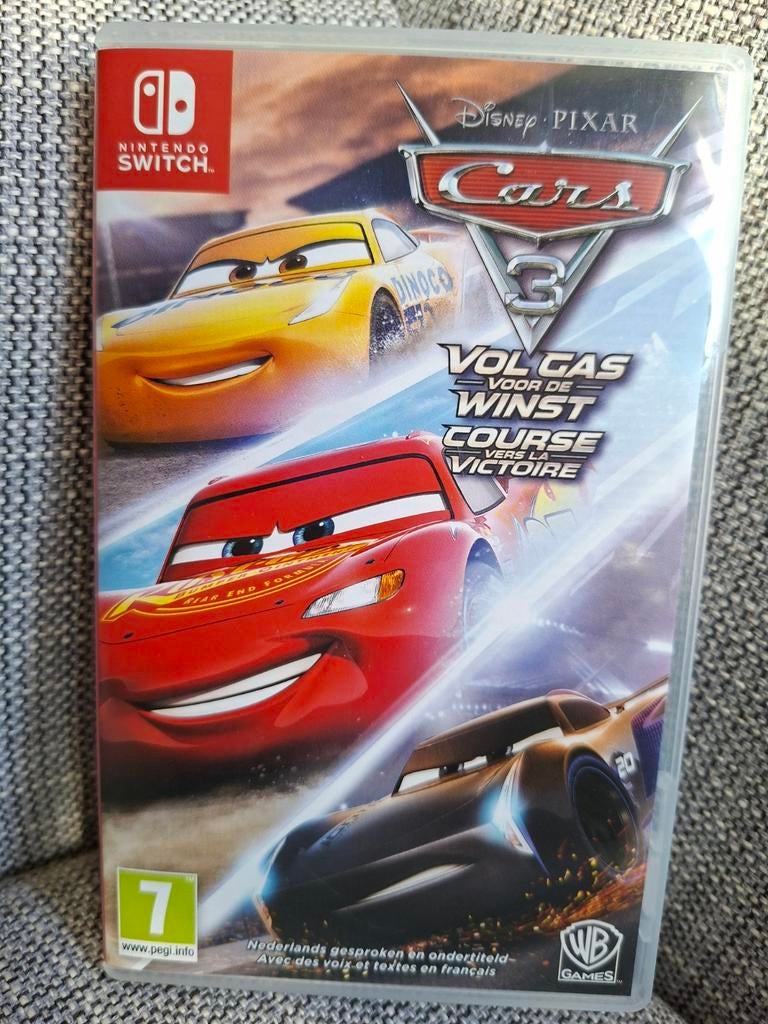 Cars 3 Vol Gas voor de Winst | NIEUWSTAAT | Switch, Spelcomputers en Games, Games | Nintendo Switch, 1 speler, Racen en Vliegen