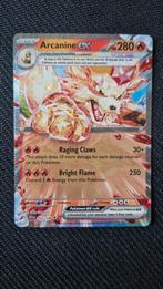 Arcanine ex 032/198 Scarlet&Violet Pokemon, Ophalen of Verzenden, Zo goed als nieuw, Losse kaart