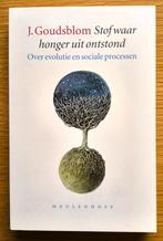 Johan Goudsblom - Stof waar honger uit ontstond., Ophalen of Verzenden, Zo goed als nieuw, Johan Goudsblom