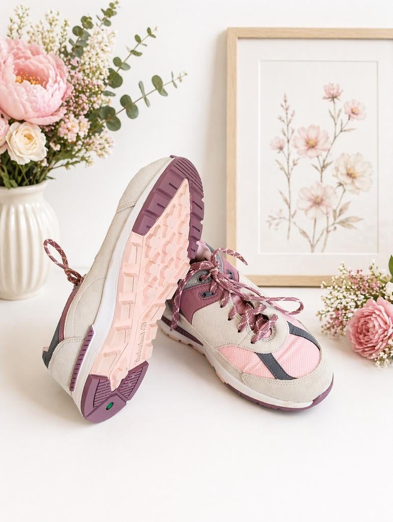 Timberland Sneakers Roze/Paars - Maat 40 Wandelschoenen, Kleding | Dames, Schoenen, Zo goed als nieuw, Timberland, Roze, Wandelschoenen