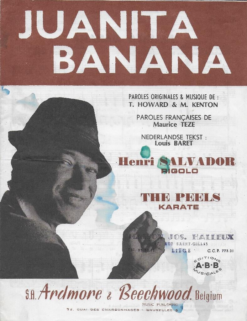 Mu76 bladmuziek juanita banana, Gebruikt, Klassiek, Ophalen of Verzenden, Artiest of Componist