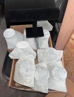 Juweliers display set voor kettingen en armbanden, Sieraden, Tassen en Uiterlijk, Kettingen, Ophalen of Verzenden, Gebruikt, Grijs