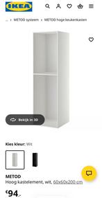 Ikea Metod kasten + zijpaneel, Ophalen, Zo goed als nieuw, 25 tot 50 cm, 50 tot 100 cm