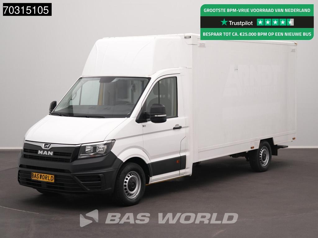MAN TGE 3.100 Bakwagen Verkoopwagen Foodtruck Meubelbak Koff, Auto's, Bestelauto's, Stof, Gebruikt, Euro 6, 4 cilinders