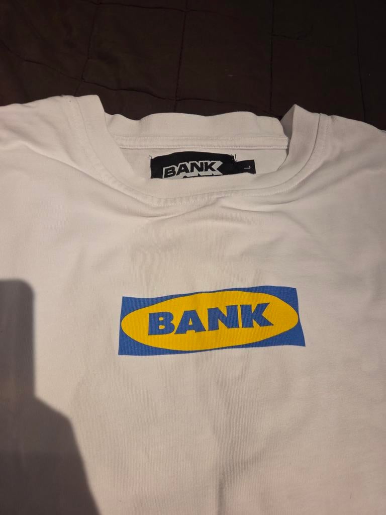 Iconisch Oud Bankzitters Shirt - IKEA Stijl, Kleding | Heren, T-shirts, Gedragen, Maat 52/54 (L), Wit, Ophalen of Verzenden