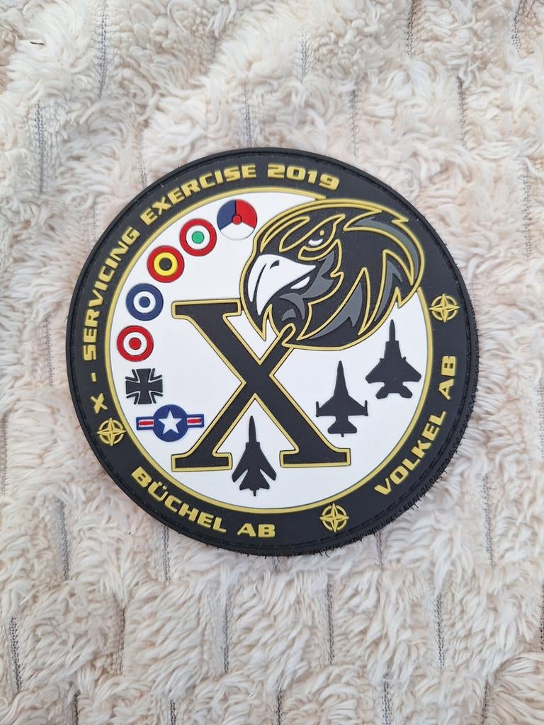 Klu embleem, Verzamelen, Ophalen of Verzenden, Luchtmacht, Nederland, Embleem of Badge