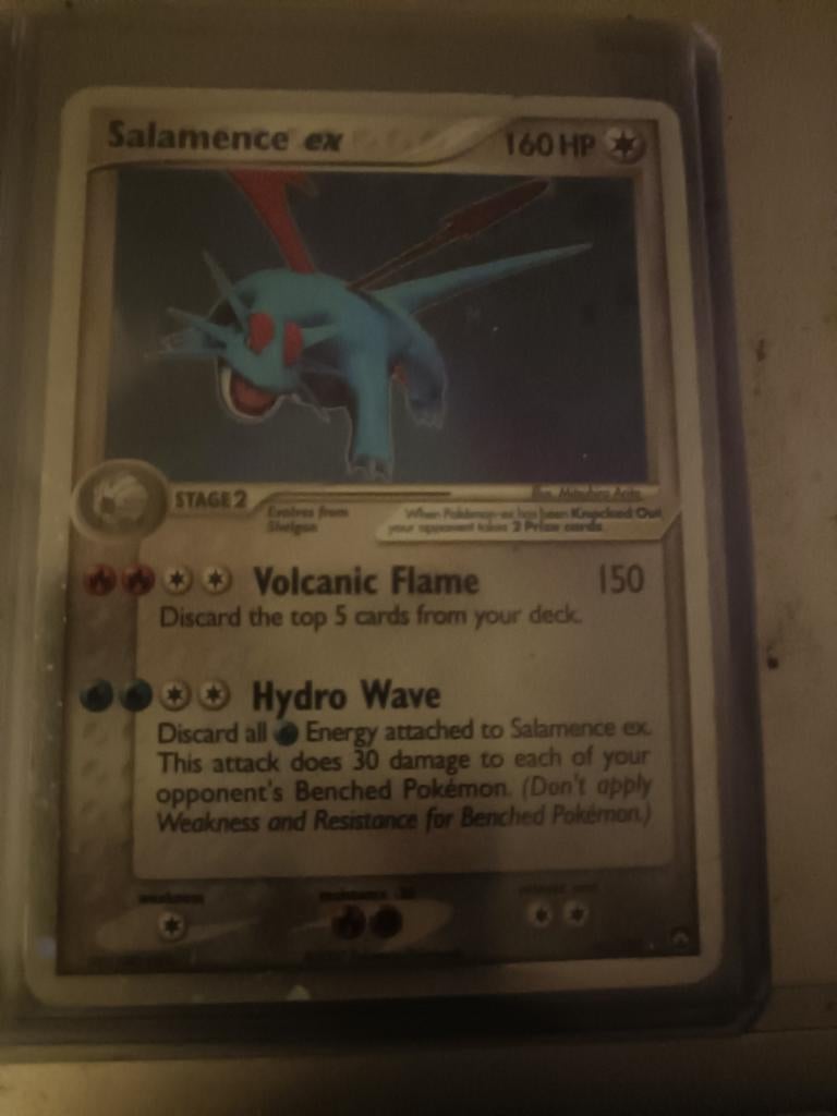 Salamence ex Pokémon kaart - Zeldzaam en krachtig, Ophalen of Verzenden