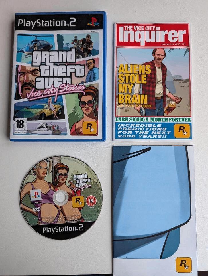 Grand theft auto vice city stories complete with map PS2, Avontuur en Actie, Vanaf 18 jaar, 1 speler, Ophalen of Verzenden