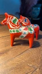 Vintage Houten Dala Paarden Set, Verzenden