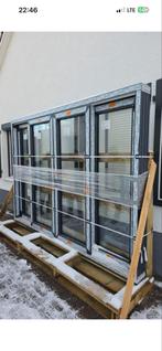 Nieuwe Schuco Schuifpui Antraciet HR++ Dubbel Glas, Gevelraam of Ruit, Nieuw, Dubbelglas, 160 cm of meer