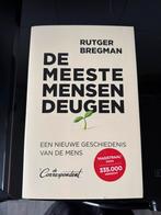 De meeste mensen deugen - Rutger Bregman nieuw boek, Ophalen of Verzenden, Zo goed als nieuw, Overige onderwerpen