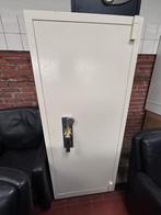 DE RAAT METALEN VEILIGHEIDSKAST - GROTE WITTE KLUIS, Ophalen, Gebruikt, Brandkast