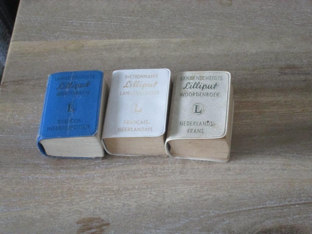 Langenscheidts lilliput woordenboek 3 stuks, Boeken, Woordenboeken, Ophalen of Verzenden, Zo goed als nieuw, Van Dale, Nederlands
