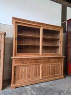Prachtige buffetkast ~ vitrinekast ~ boekenkast, Ophalen, Met deur(en), 200 cm of meer, Glas