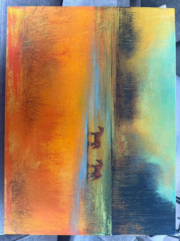 Arabian horses painting, Ophalen