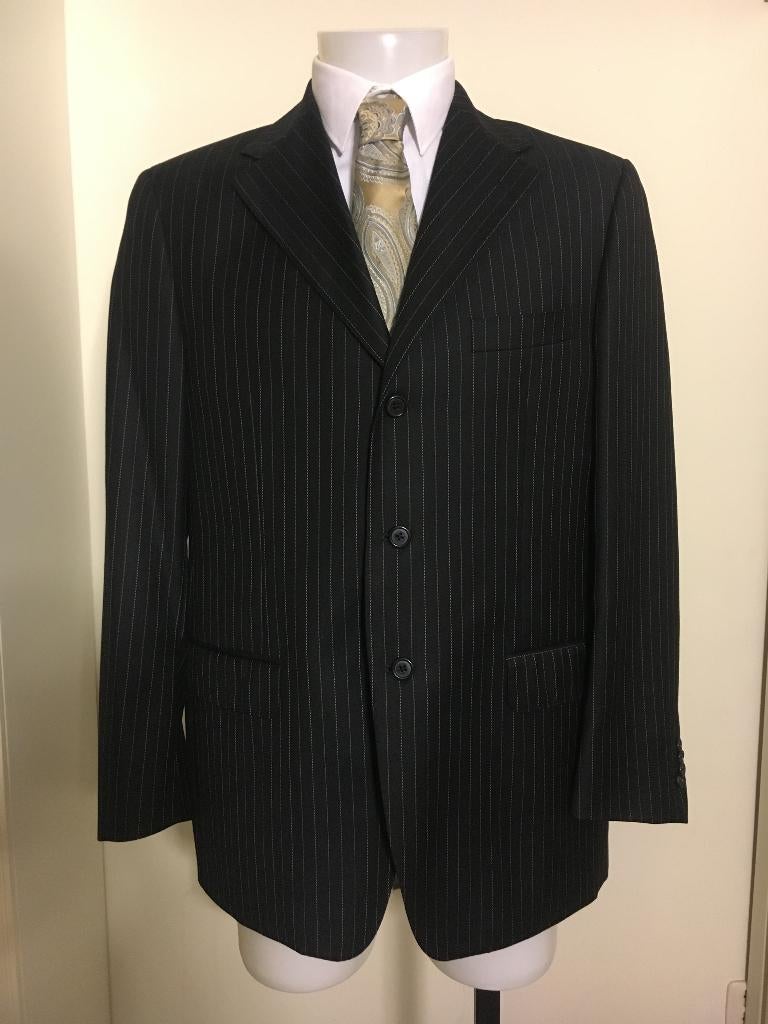 Italiaans colbert Nino Danieli (by Corneliani) maat 52, Kleding | Heren, Maat 52/54 (L), Zwart, Ophalen of Verzenden, Zo goed als nieuw