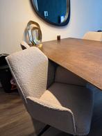 Eettafel met zo goed als nieuwe stoelen (week oud), Ophalen, 100 tot 150 cm, 50 tot 100 cm, Zo goed als nieuw
