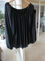 zwart TUNIEK blouse doorschijn mouw 48 -GRATIS zend, Verzenden, Nieuw, Maat 46/48 (XL) of groter, Zwart