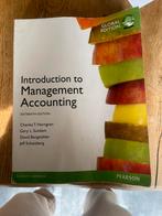 Introduction to Management Accounting - Global Edition, Ophalen of Verzenden, Gelezen, Economie en Marketing