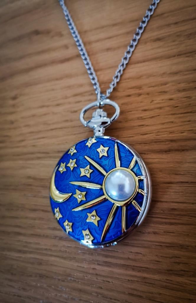 Starry Night Horloge Ketting - Nieuw, Nieuw, Overige materialen, Met hanger, Verzenden