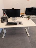 IKEA Bekant zit-sta bureau 160x80, Ophalen, Zit-sta bureau, Gebruikt, Hout