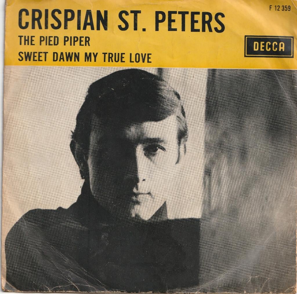 Crispian St. Peters - The Pied Piper-origineel uit 1966, Ophalen, Gebruikt, Pop