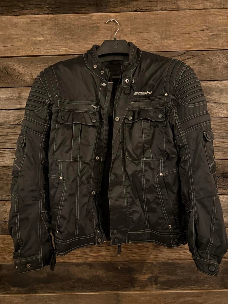 Leoshi motorjas maat 52, Motoren, Kleding | Motorkleding, Ophalen of Verzenden, Tweedehands, Heren, Jas | textiel