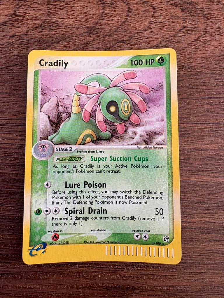 Pokemon kaart Cradily – Rare Star (2003), Ophalen of Verzenden, Zo goed als nieuw