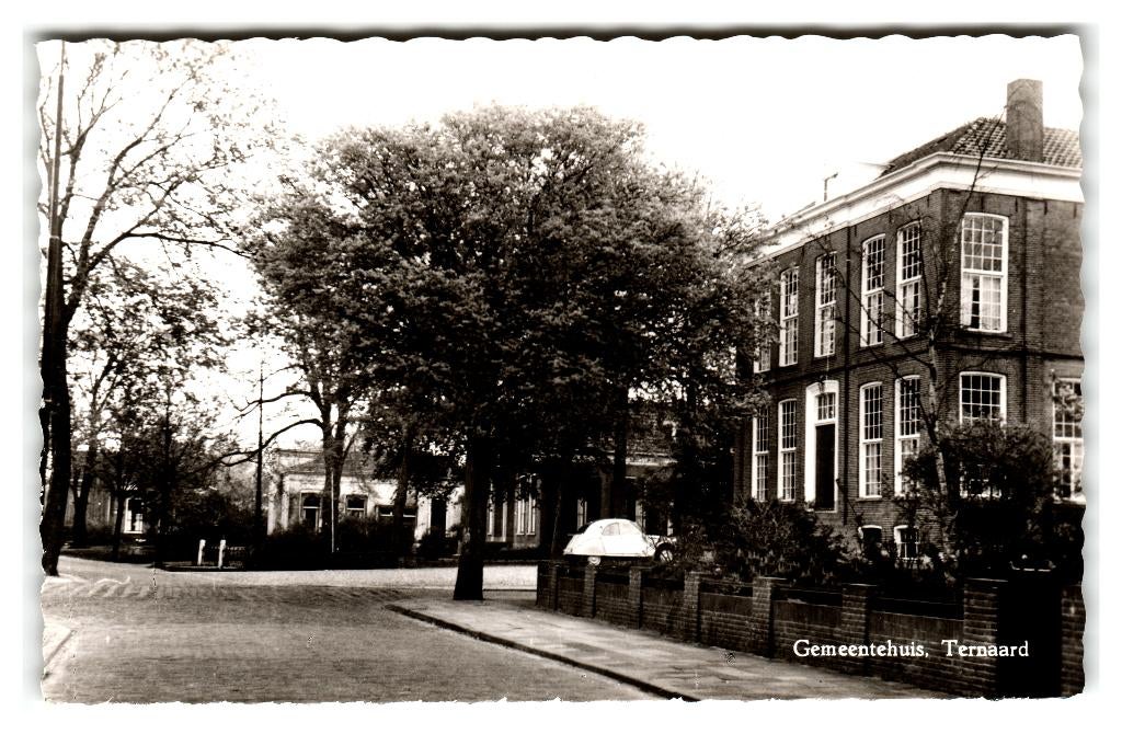Ternaard, Gemeentehuis, Verzenden, 1960 tot 1980, Ongelopen, Friesland