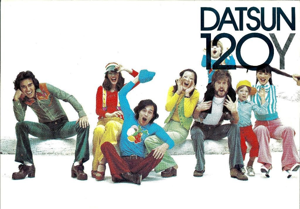 Folder Datsun 120Y, Ophalen of Verzenden, Gelezen, Overige merken