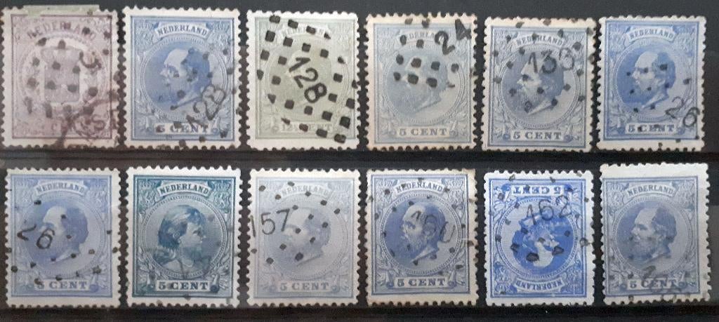 Punstempels (621), Verzenden, T/m 1940, Gestempeld
