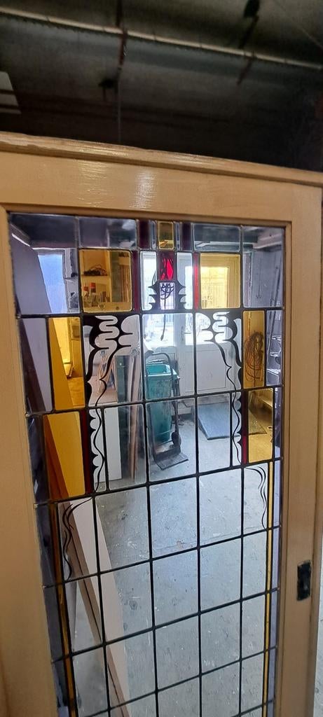 Set glas-in-lood deuren, Ophalen of Verzenden