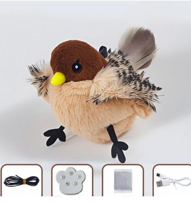 Nieuw in doos Flappy Bird Kattenspeelgoed Beweging en geluid, Ophalen of Verzenden, Nieuw, Speelmuis