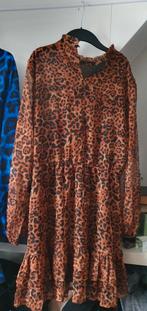 Loavies Luipaardprint Jurk Maat M, Kleding | Dames, Jurken, Maat 38/40 (M), Bruin, Ophalen of Verzenden, Boven de knie