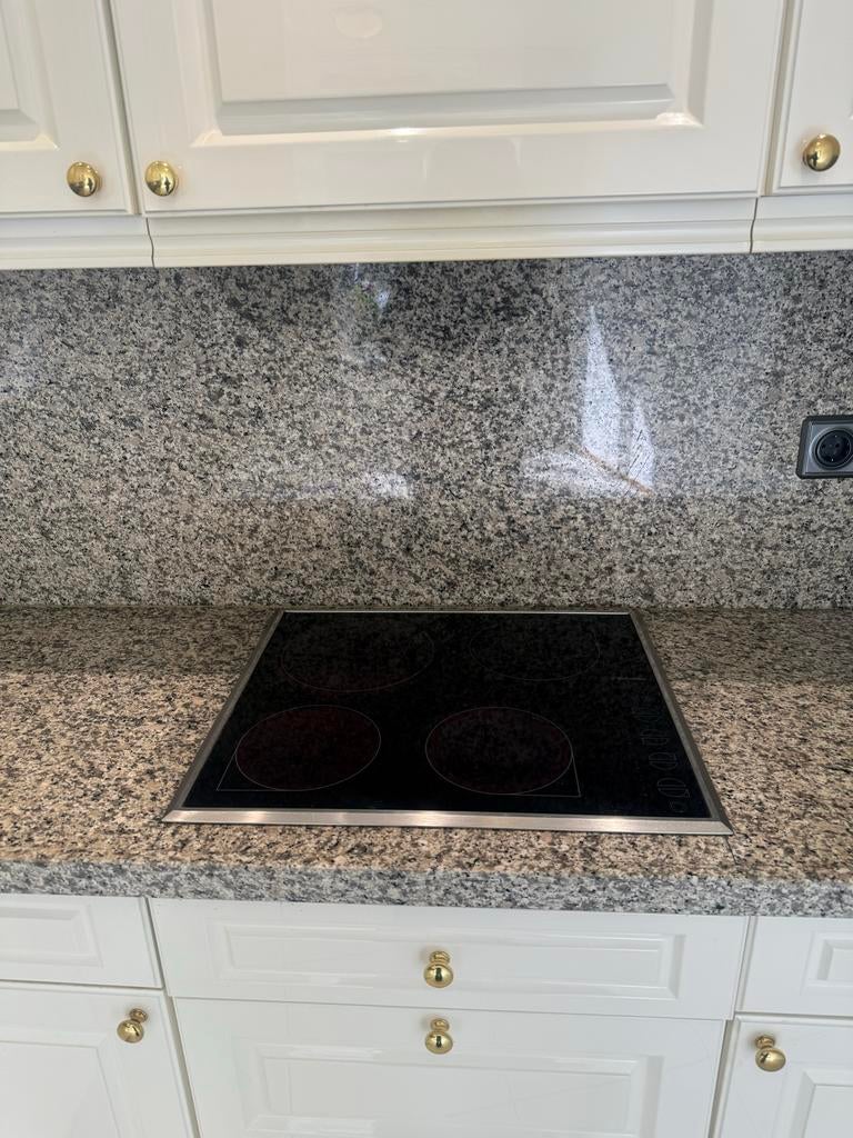 Inbouw keramische kookplaat met 4 zone keukens oven koelkast, Ophalen of Verzenden, Zo goed als nieuw