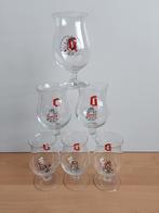 6 Duvel glazen, Ophalen of Verzenden, Zo goed als nieuw, Glas of Glazen, Duvel