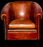 Schapenleren Club Fauteuil Lounge Atelier + BEZORGING GRATIS