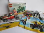 3 Lego auto's, 5763 6743 31022 met bouwtekeningen 3/1, Ophalen of Verzenden, Zo goed als nieuw, Complete set, Lego