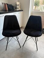 TEAB Kick Collection velvel stoeltjes zwart, Ophalen, Zo goed als nieuw, Zwart, Twee