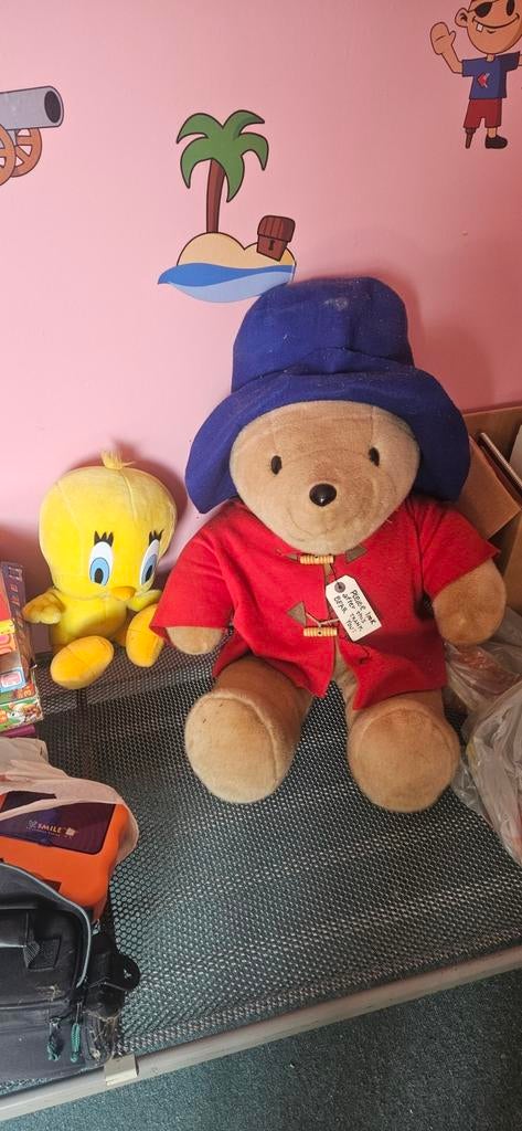 Grote padington en tweety, Verzamelen, Beren en Cherished Teddies, Ophalen of Verzenden, Stoffen beer, Overige merken