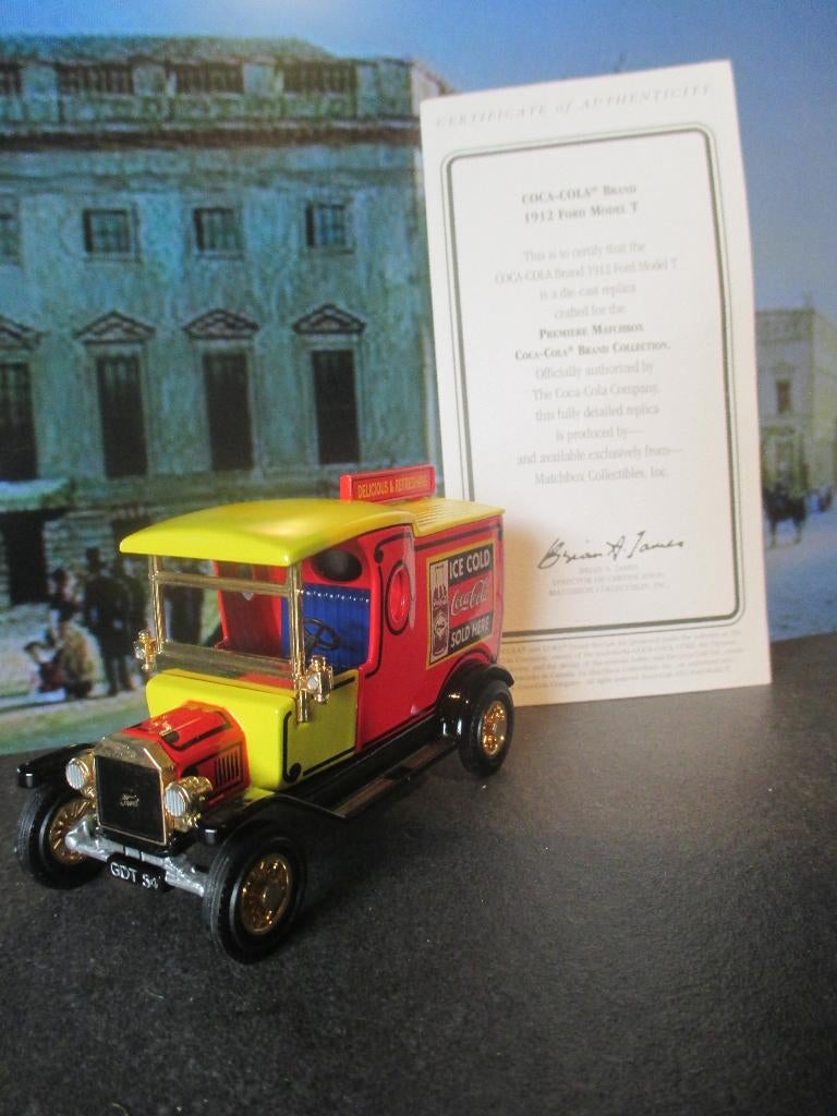 1912 Ford Model T Van Coca Cola - Matchbox YPC 04-M, Hobby en Vrije tijd, Modelauto's | Overige schalen, Ophalen of Verzenden
