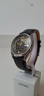 Vintage Seiko 5 automatic horloge, Ophalen of Verzenden, Leer, Seiko