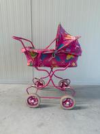 Roze poppenwagen met reiswieg, Ophalen, Gebruikt, Meisje