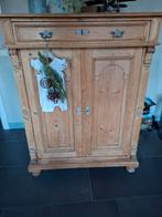 Meidenkast / Spekkast met opbergruimte, Gebruikt, 100 tot 150 cm, Grenenhout, Ophalen of Verzenden