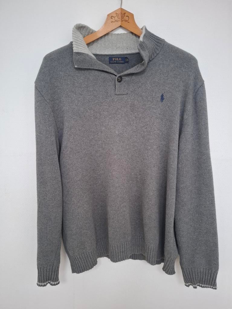 Wollen trui Polo Ralph Lauren in grijs, maat XL., Kleding | Heren, Truien en Vesten, Maat 56/58 (XL), Ophalen of Verzenden, Polo Ralph Lauren