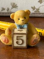 met blokje '5' (1998), Ophalen, Zo goed als nieuw, Beeldje, Cherished Teddies
