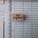 Stempel tekst 100% origineel, Ophalen of Verzenden, Zo goed als nieuw