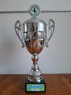 Zilverkleurige Trofee/prijsbeker, Ophalen of Verzenden